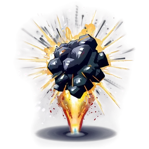 Cartoon Explosion Sound PNG Mxv70 PNG