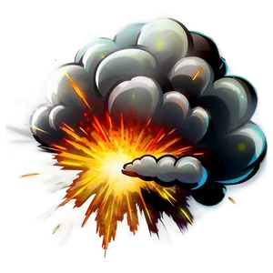 Cartoon Explosion Transparent Image Png Gbx31 PNG image