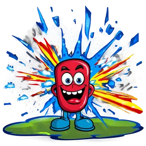 Cartoon Explosion Vector PNG Qvg