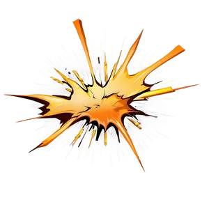 Cartoon Explosion With Cracks PNG Mix PNG