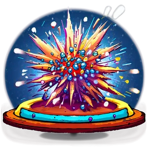 Cartoon Explosion With Light PNG 44 PNG