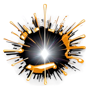 Cartoon Explosion With Sparks PNG Xtd PNG