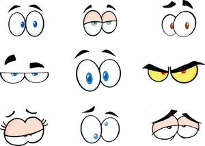 Cartoon Expressions Collage