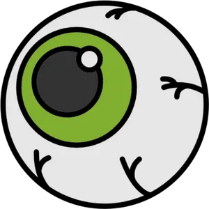 Cartoon Eyeball Character PNG image