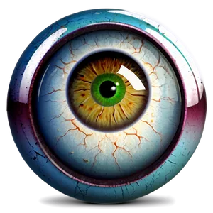 Cartoon Eyeball PNG 05242024
