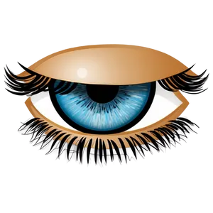Cartoon Eyelashes Clipart PNG Mhg PNG