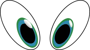 Cartoon Eyes Clipart PNG image