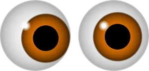 Cartoon Eyes Illustration