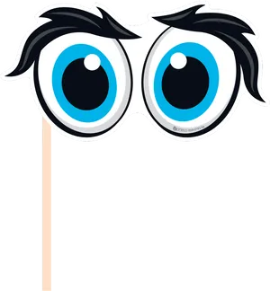 Cartoon Eyes Photobooth Prop