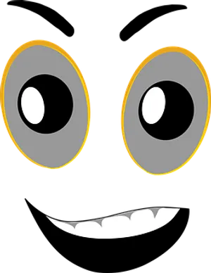 Cartoon Eyesand Smile
