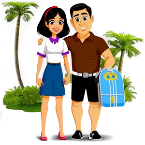 Cartoon Family PNG 05062024