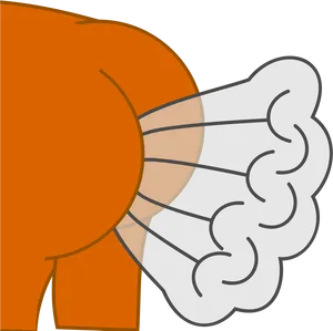 Cartoon Fart Cloud PNG image