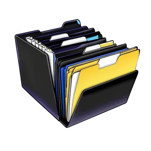 Cartoon File Folder Png Hoc7 PNG image