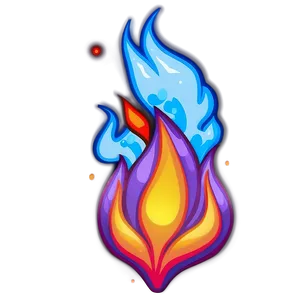 Cartoon Fire Background PNG Uan7
