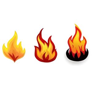 Cartoon Fire C PNG image