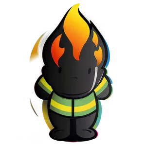 Cartoon Fire Character Png 4 PNG image