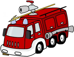 Cartoon Fire Engine112
