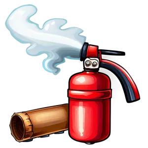 Cartoon Fire Extinguisher PNG 06212024