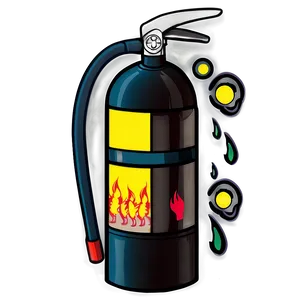 Cartoon Fire Extinguisher PNG 42