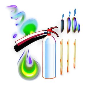 Cartoon Fire Extinguisher PNG Bbe