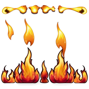 Cartoon Fire Flame Png 06212024 PNG image