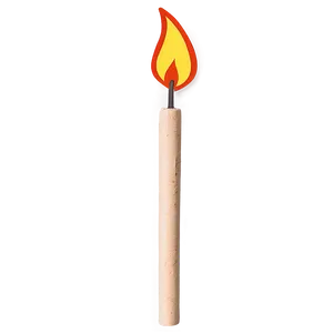 Cartoon Fire Match PNG Rxx