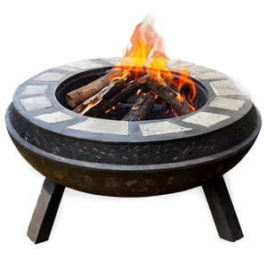 Cartoon Fire Pit PNG 34