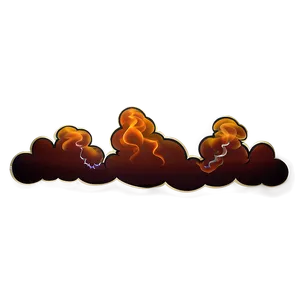 Cartoon Fire Smoke Png 92 PNG image