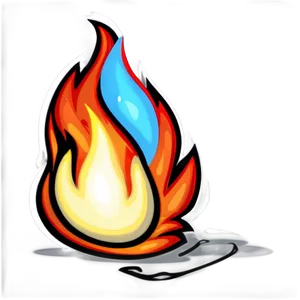 Cartoon Fire Transparent Png Hrg41 PNG image