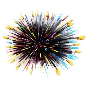 Cartoon Firework Explosion Png 06212024 PNG image