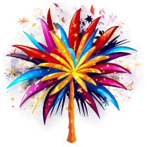 Cartoon Fireworks Png 06212024 PNG image