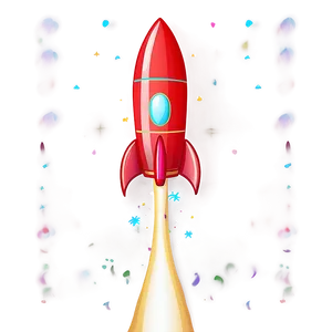 Cartoon Fireworks Rocket PNG 06122024 PNG