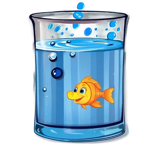 Cartoon Fish In Water Png 45 PNG image