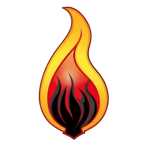 Cartoon Flame Graphic Png 17 PNG image