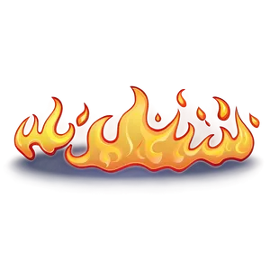 Cartoon Flame PNG Enx