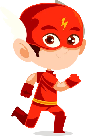 Cartoon Flash Character Running