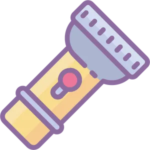 Cartoon Flashlight Icon PNG image