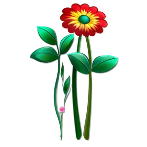 Cartoon Flower Stem PNG Fjs