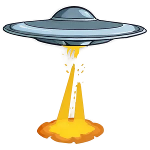 Cartoon Flying Saucer Png 06202024 PNG image