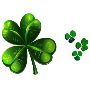 Cartoon Four Leaf Clover PNG Enr77