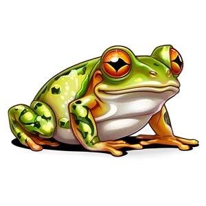 Cartoon Frog Clipart Png 06262024 PNG image