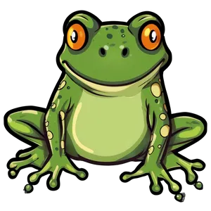 Cartoon Frog Clipart Png Qkv69 PNG image