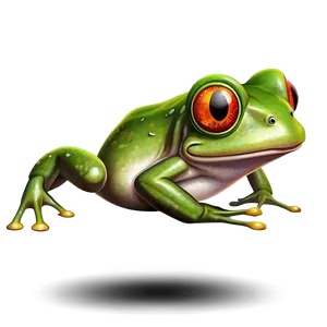 Cartoon Frog PNG 05032024