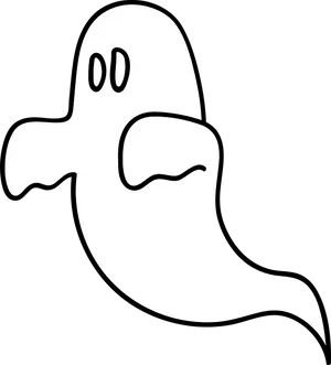 Cartoon Ghost Illustration PNG image