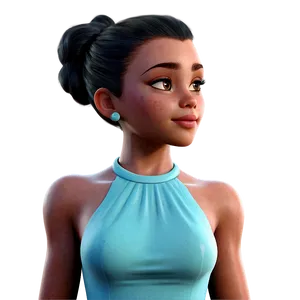Cartoon Girl Hair PNG Whk