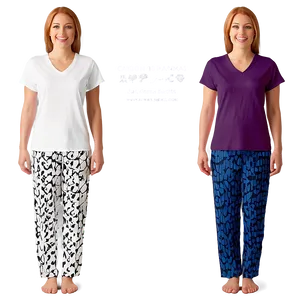 Cartoon Girl In Pajamas PNG 06132024