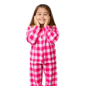 Cartoon Girl In Pajamas PNG Twm46 PNG