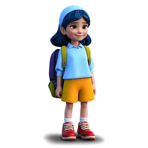 Cartoon Girl With Camera PNG 06132024 PNG