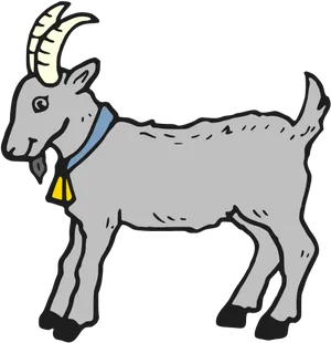 Cartoon Goat Illustration PNG image