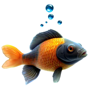 Cartoon Goldfish PNG 88